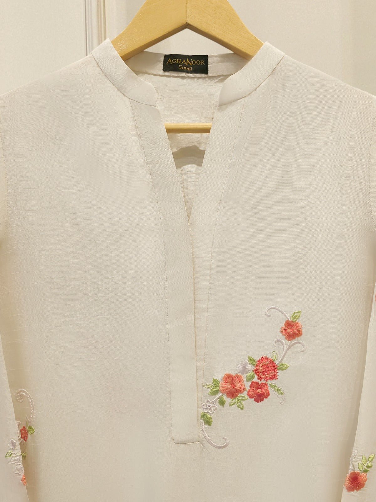 2 Piece- Pure  Korean Silk Embroidered Suit S115413 Secondary image