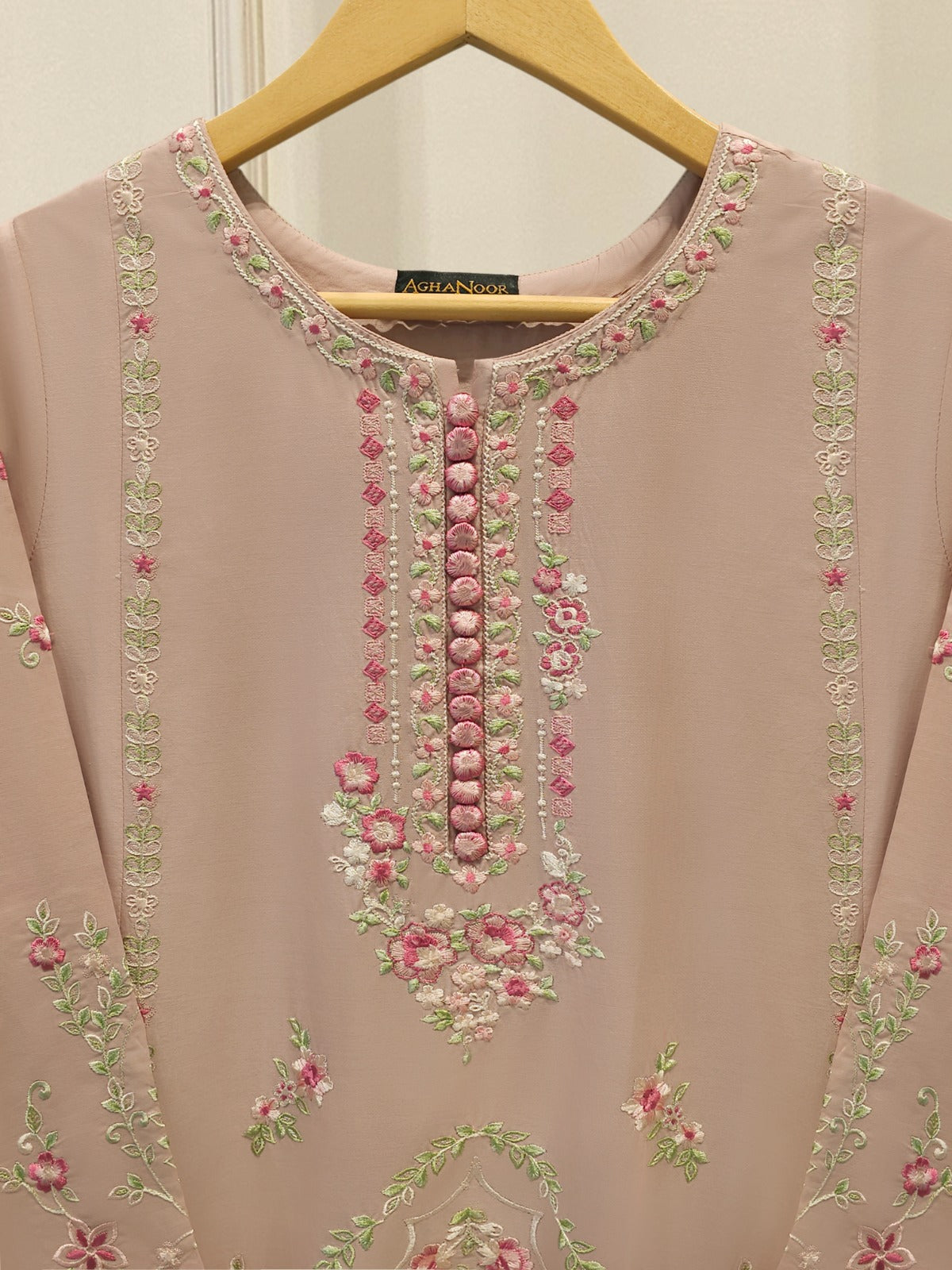 2 Piece - Embroidered Cambric Suit S115397 Secondary image