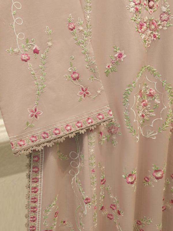 2 Piece - Embroidered Cambric Suit S115397
