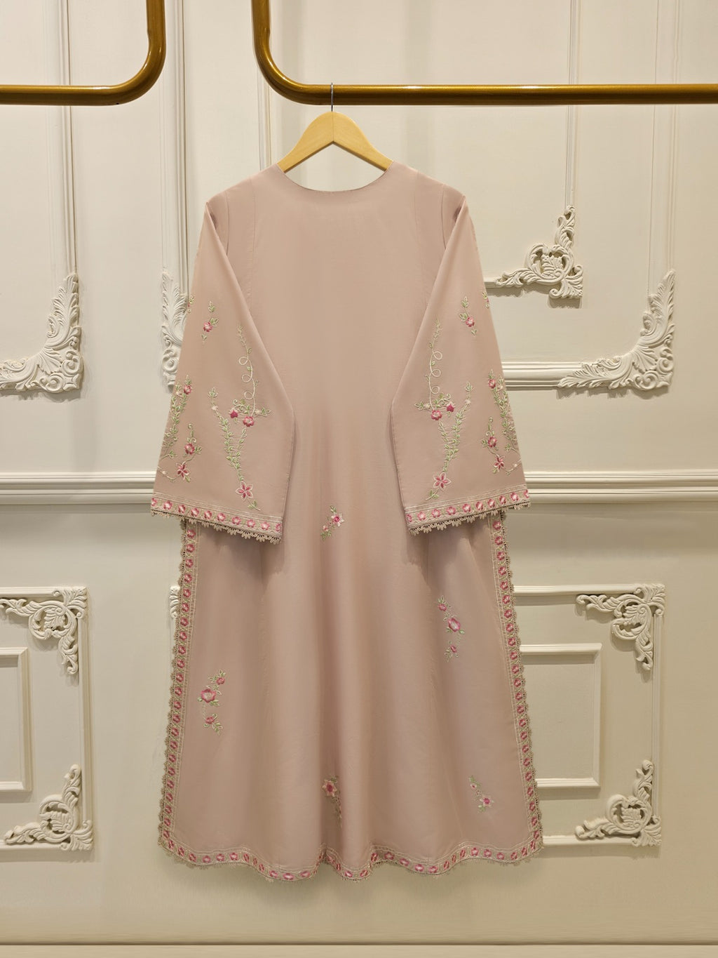 2 Piece - Embroidered Cambric Suit S115397
