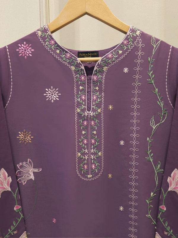 2 Piece - Embroidered Cambric Suit S115378