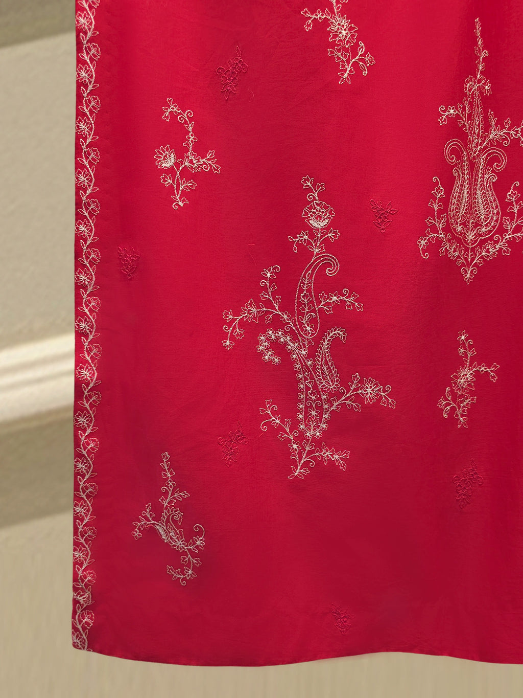 2 Piece - Embroidered Cambric Suit S115412