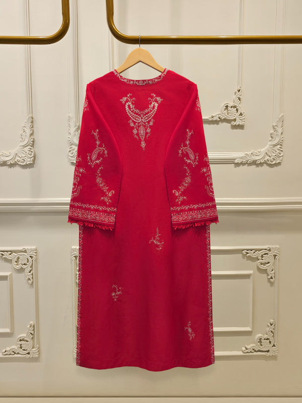 2 Piece - Embroidered Cambric Suit S115412