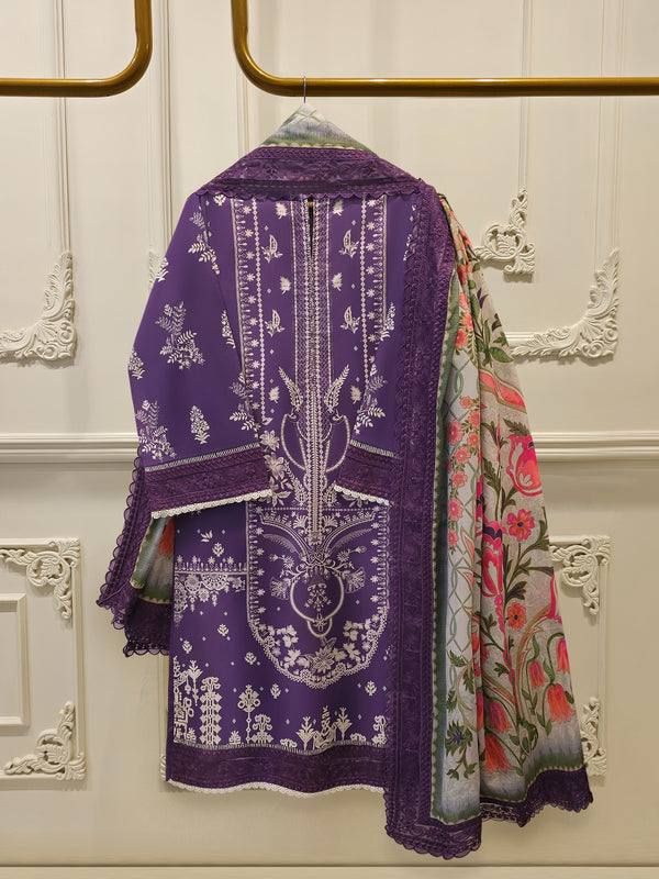 2 Piece - Digital Printed  Lawn Suit S115418