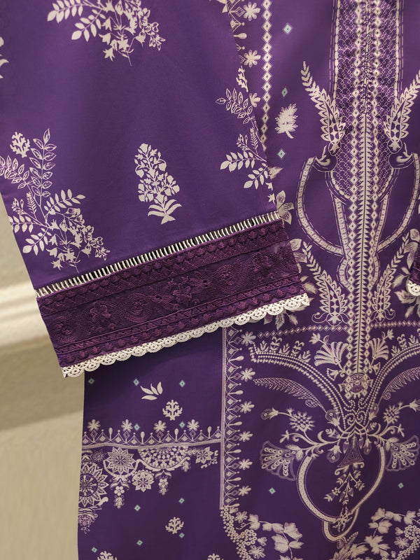 2 Piece - Digital Printed  Lawn Suit S115418
