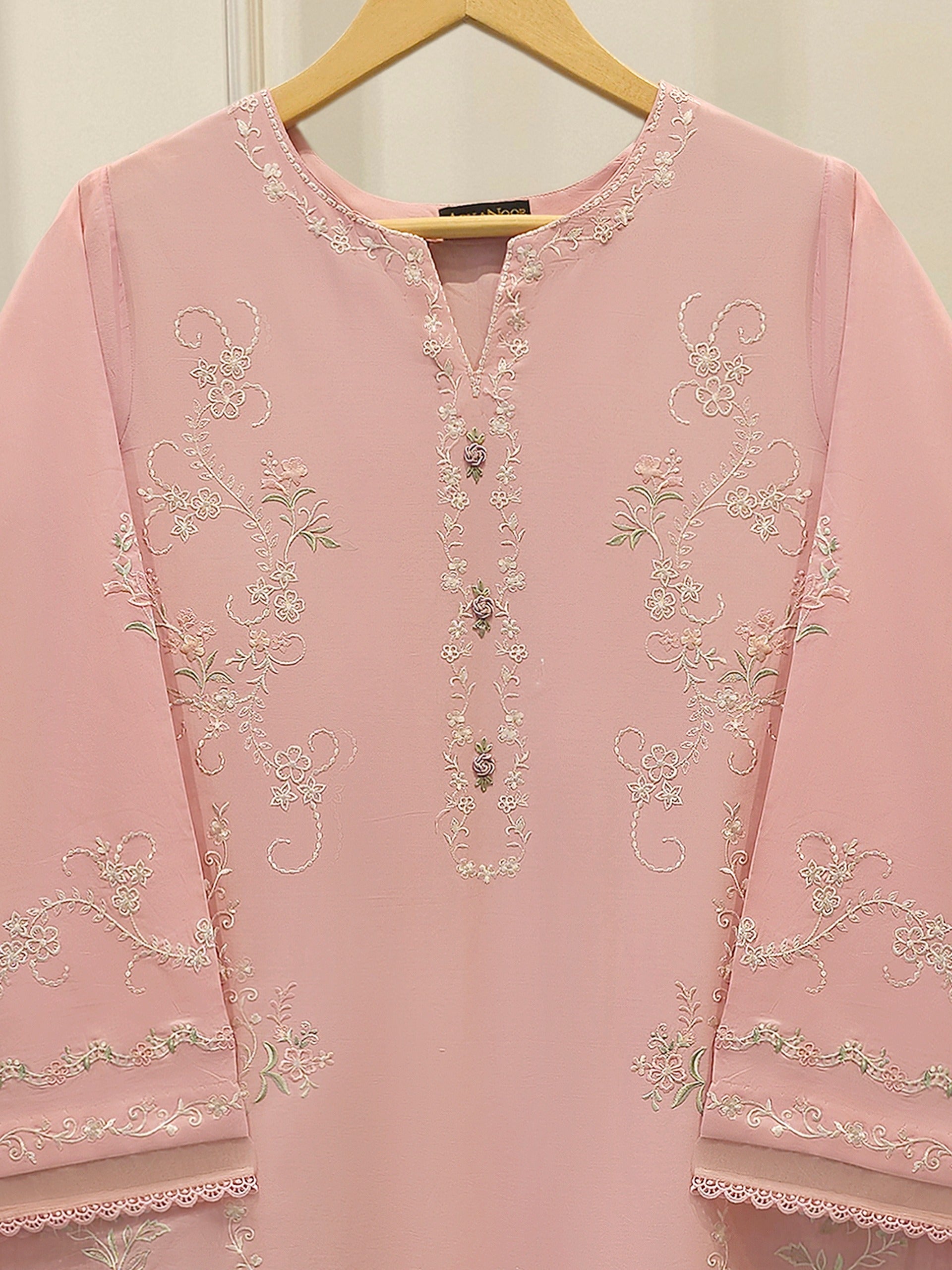 2 Piece - Embroidered Cambric Suit S115411 Secondary image