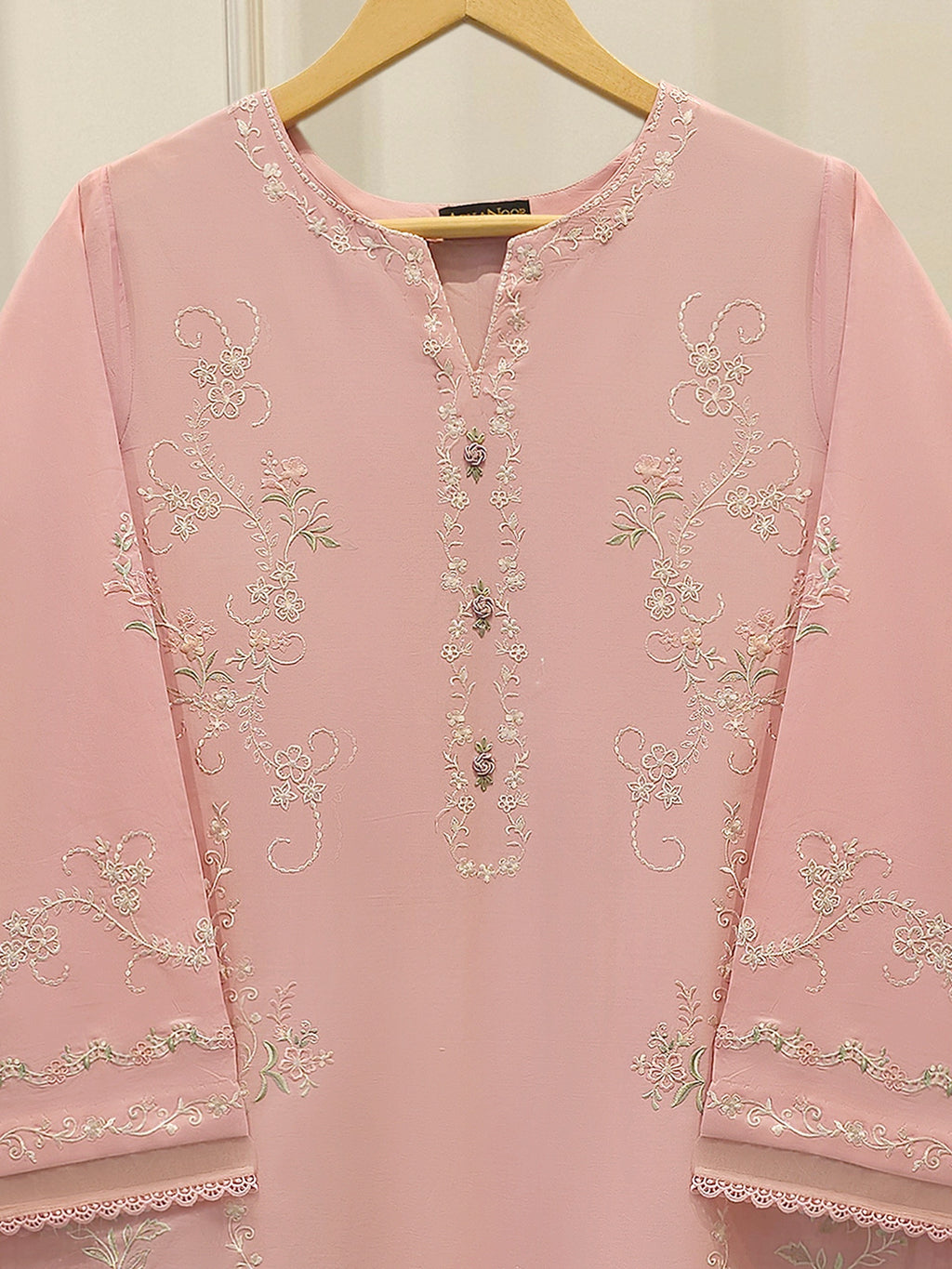 2 Piece - Embroidered Cambric Suit S115411