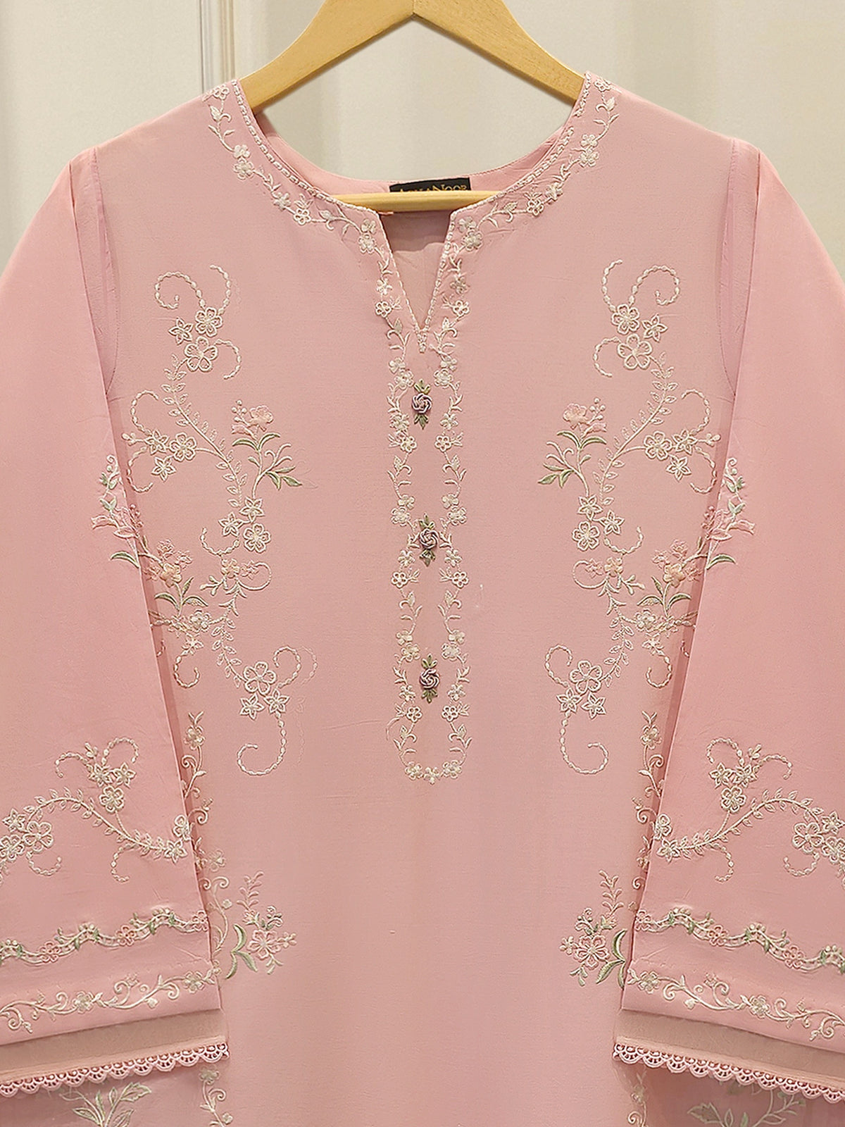 2 Piece - Embroidered Cambric Suit S115411