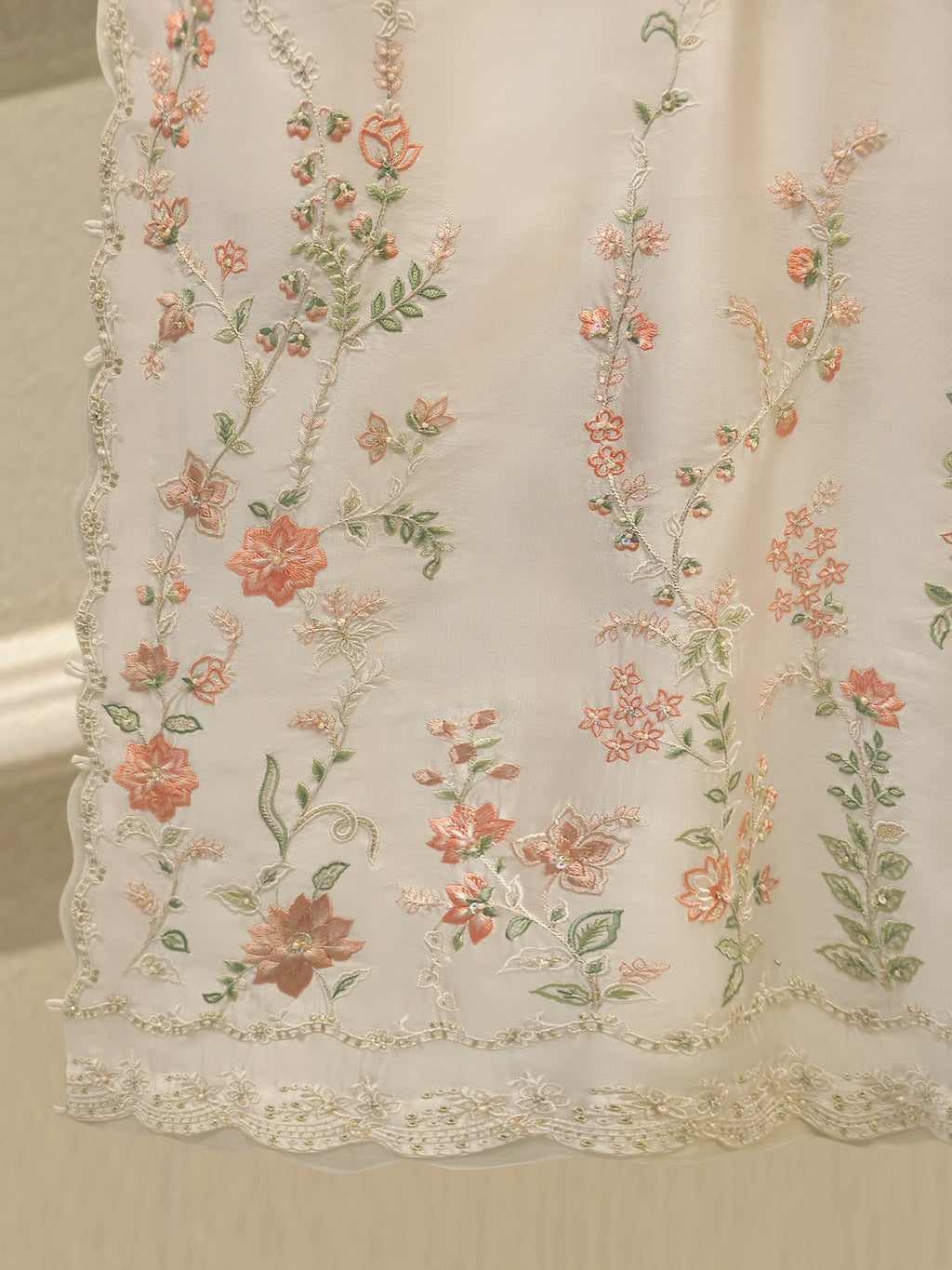 2 Piece- Pure Sheesha Silk Embroidered Suit S115386