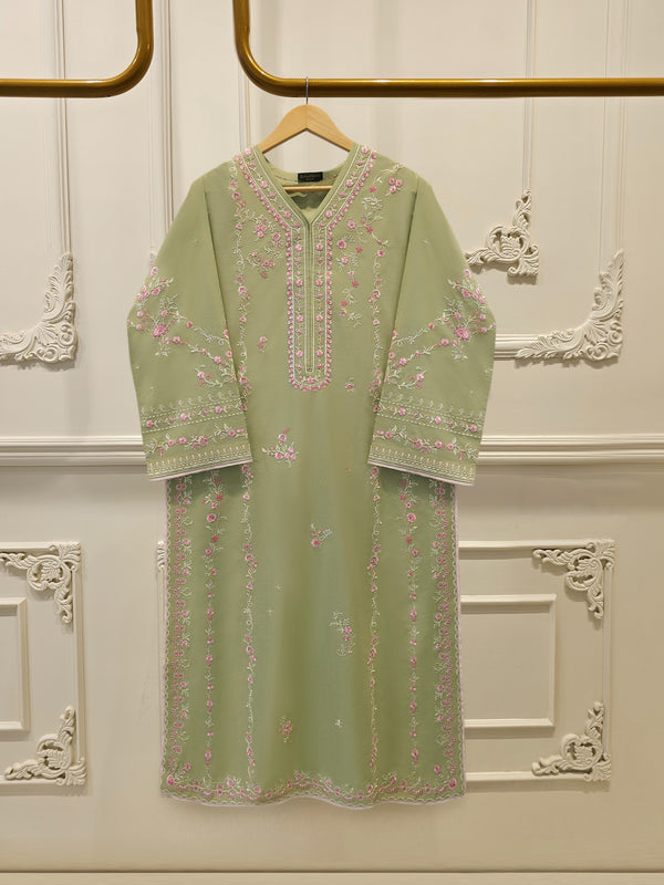 2 Piece - Embroidered Cambric Suit S115409