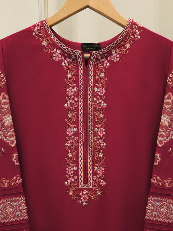 2 Piece - Embroidered Cambric Suit S115421