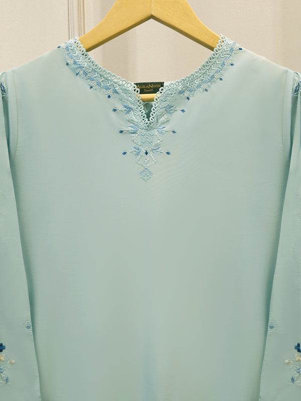 2 Piece - Embroidered Cambric Suit S115419