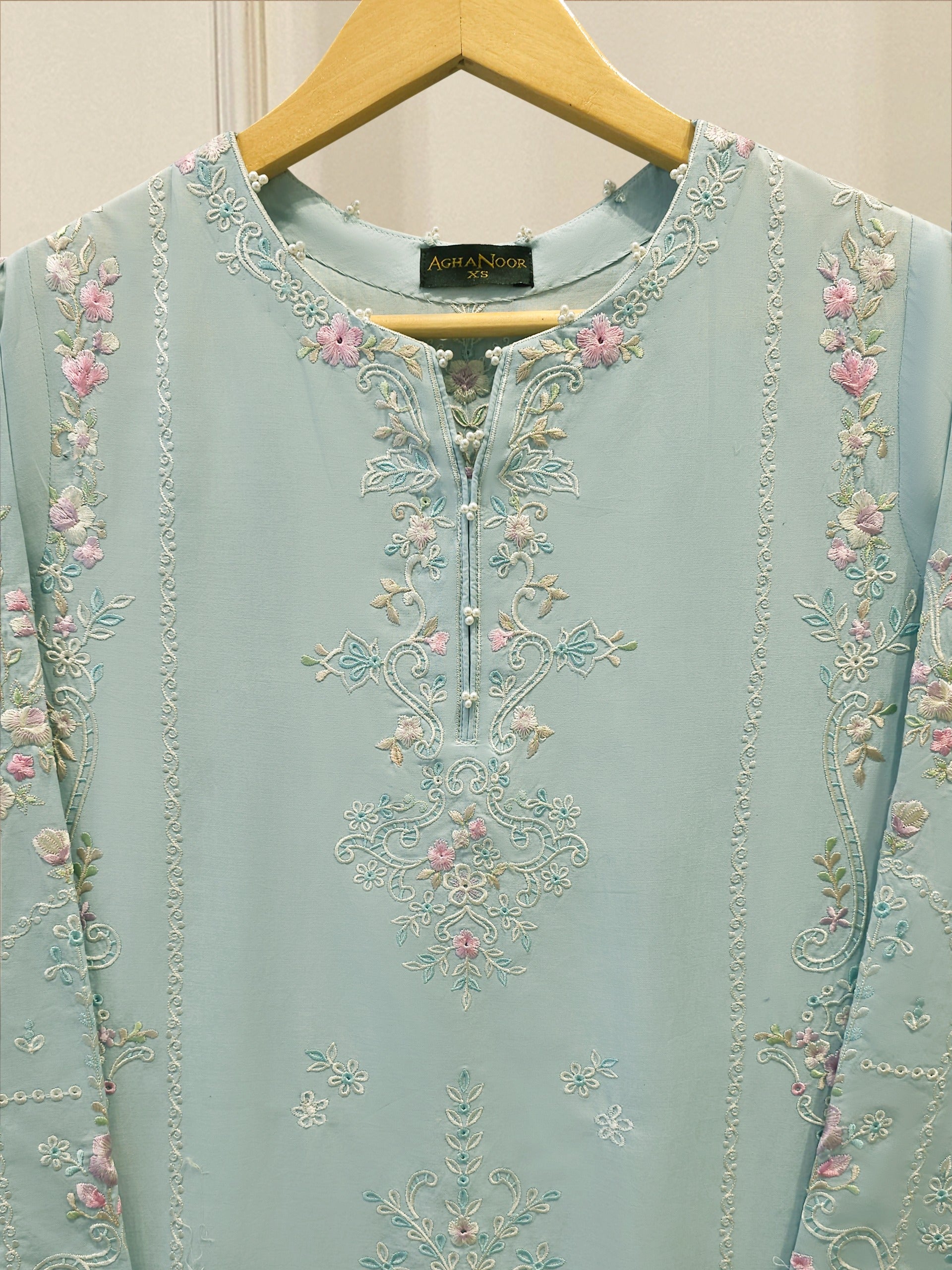2 Piece - Embroidered Cambric Suit S115429 Secondary image