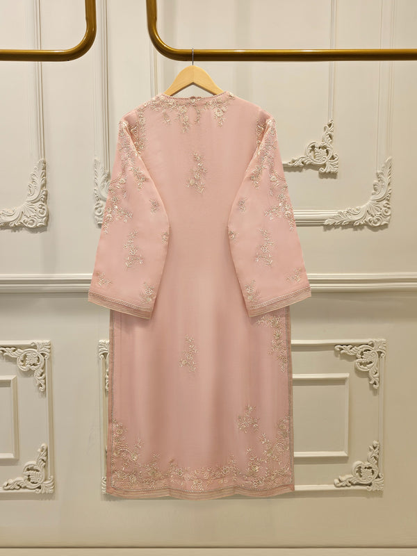 3 Piece - Pure Embroidered Chiffon Suit S115541