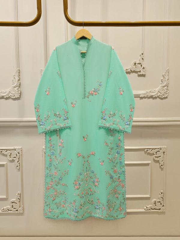 2 Piece - Embroidered Cambric Suit S115365