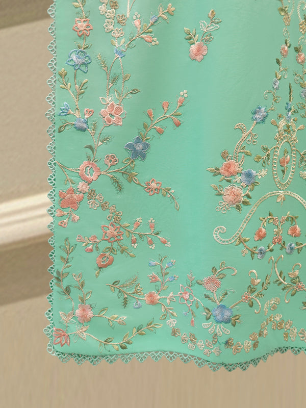 2 Piece - Embroidered Cambric Suit S115365