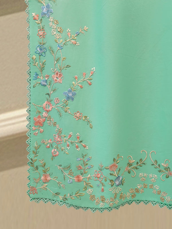 2 Piece - Embroidered Cambric Suit S115365