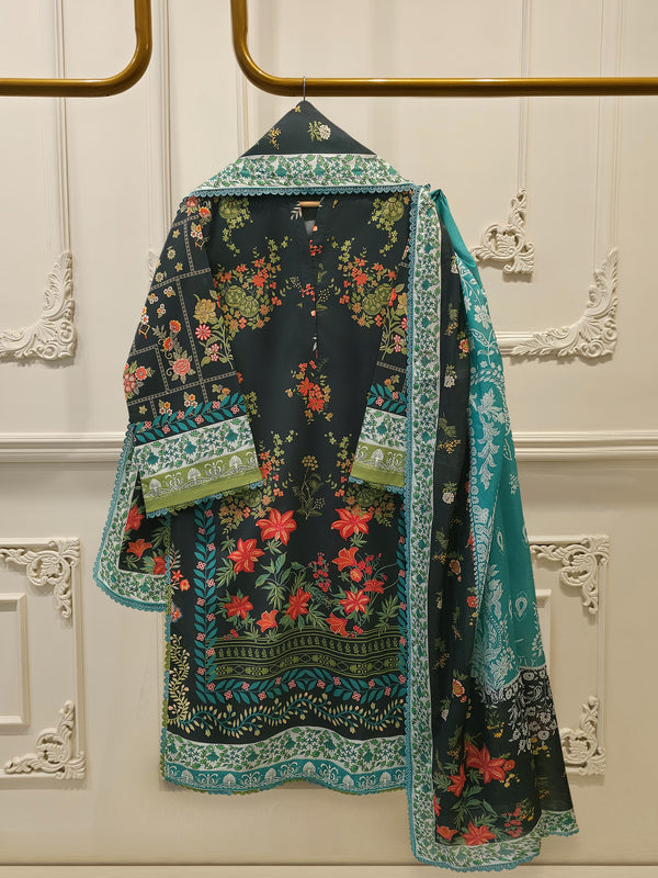 2 Piece - Embroidered Cambric Suit S115557