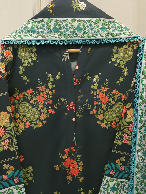 2 Piece - Embroidered Cambric Suit S115557