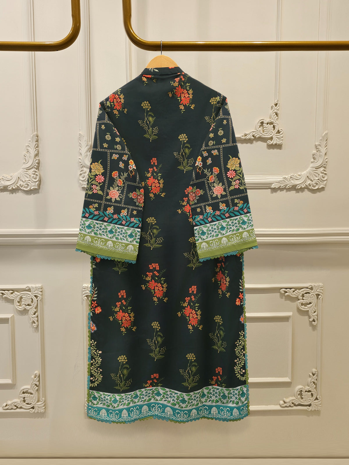 2 Piece - Embroidered Cambric Suit S115557