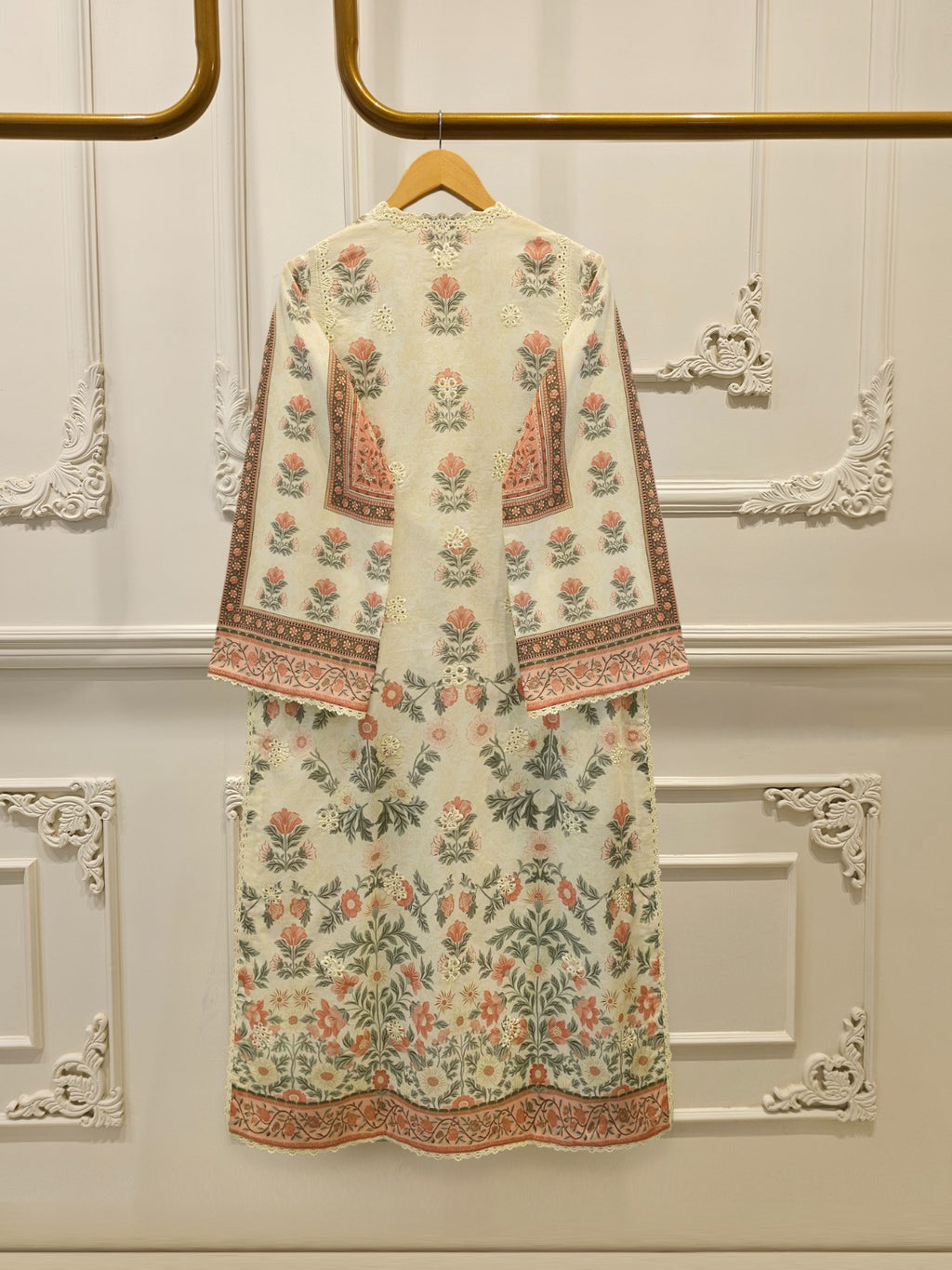2 Piece - Embroidered Cambric Suit S115551