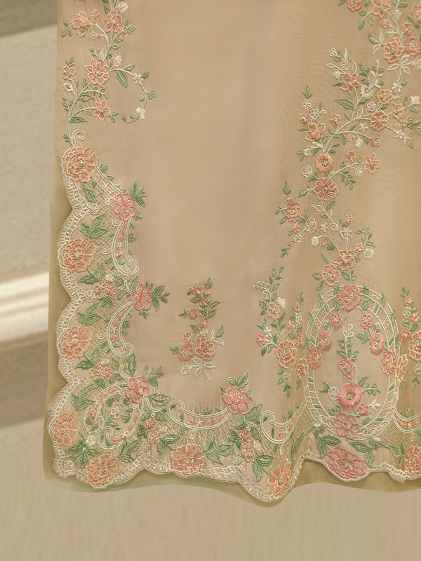 2 Piece- Pure Sheesha Silk Embroidered Suit S115563