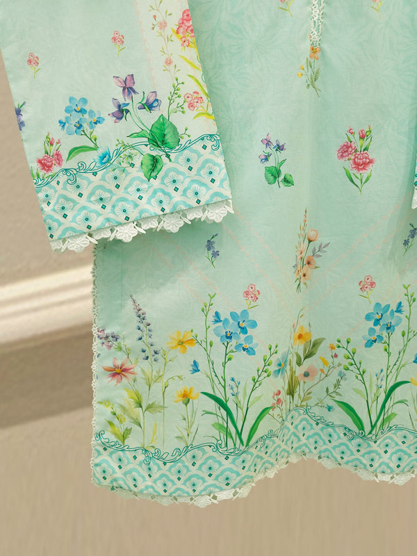 2 Piece - Embroidered Cambric Suit S115565