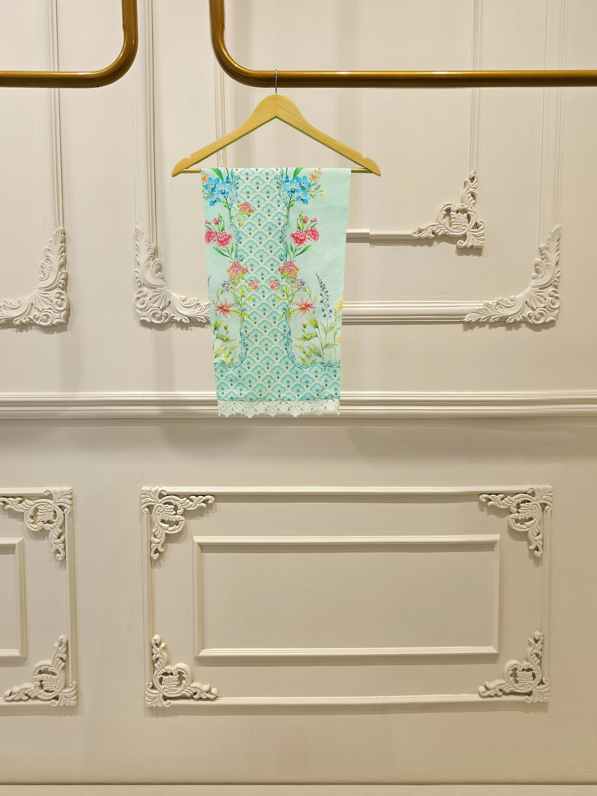 2 Piece - Embroidered Cambric Suit S115565