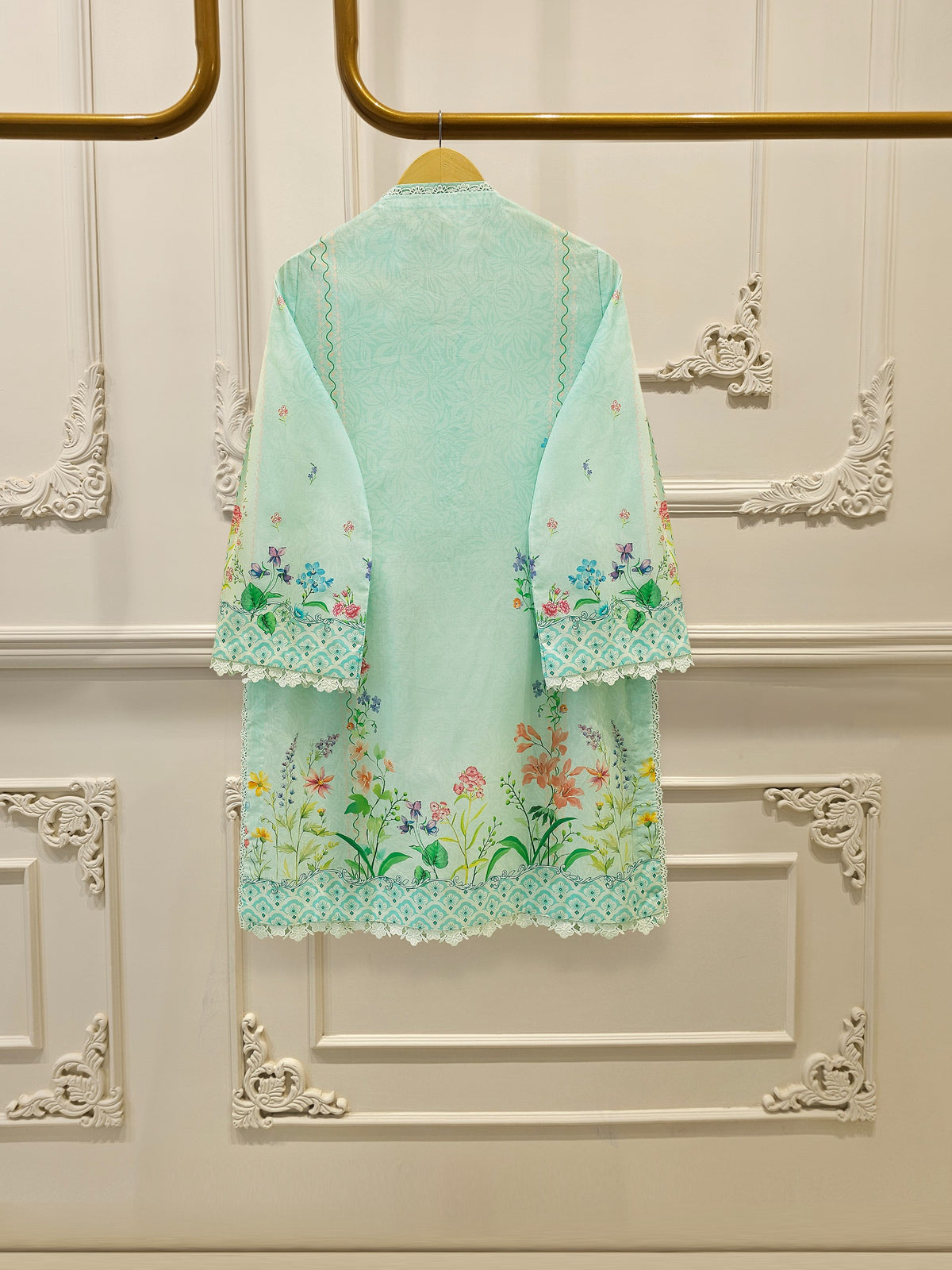 2 Piece - Embroidered Cambric Suit S115565