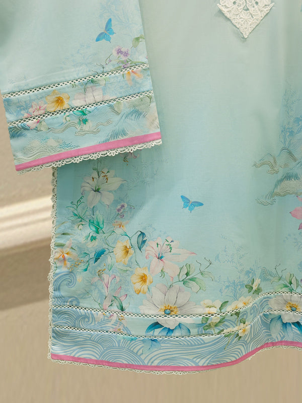 2 Piece - Embroidered Cambric Suit S115564