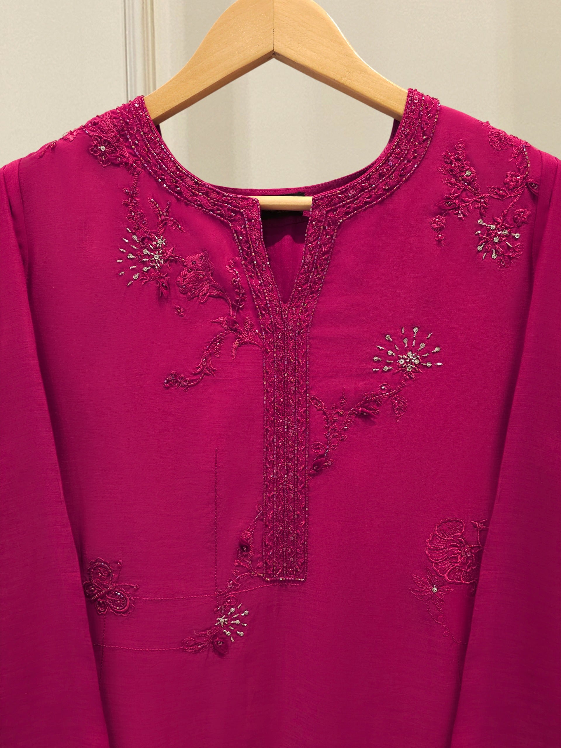 2 Piece - Embroidered Kora  Cotton Suit S115619 Secondary image