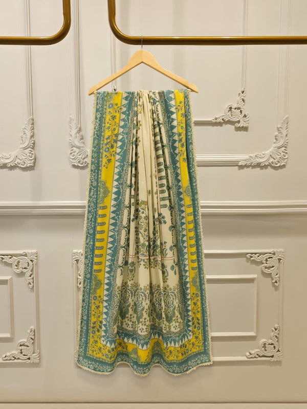2 Piece Digital Printed Embroidered Lawn Suit S115578