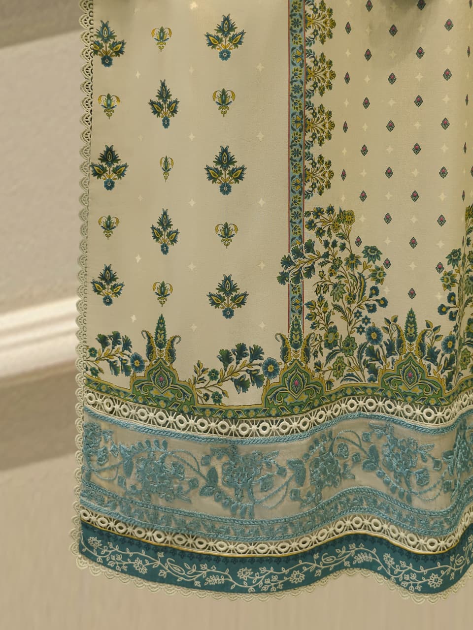2 Piece Digital Printed Embroidered Lawn Suit S115578