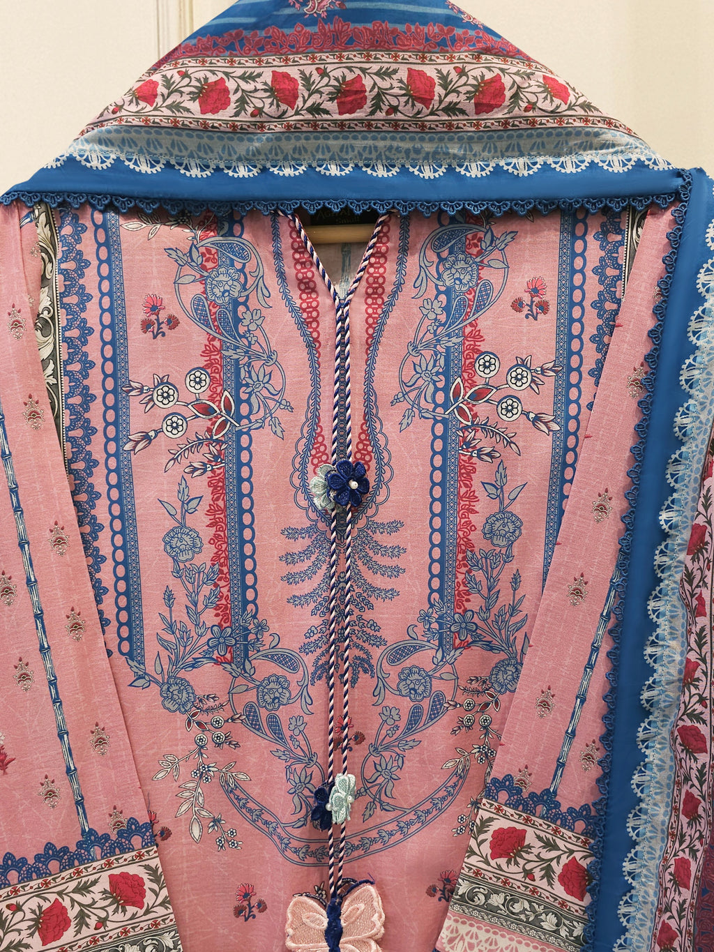 2 Piece Digital Printed Embroidered Lawn Suit S115642