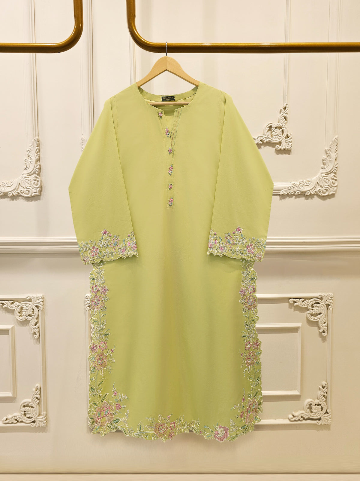 2 Piece - Embroidered Cambric Suit S115662 Main image
