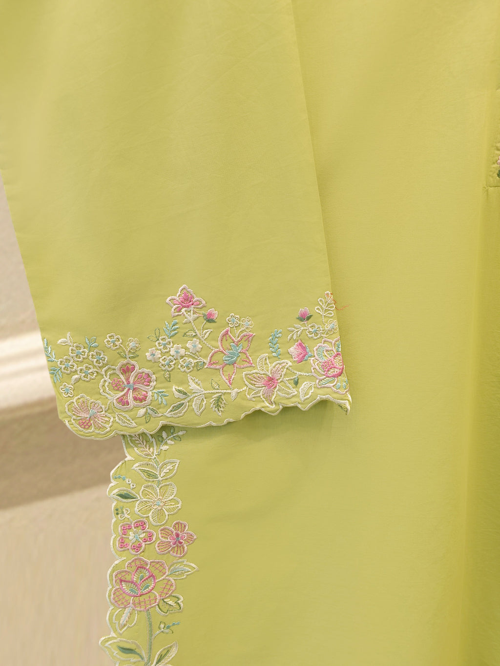 2 Piece - Embroidered Cambric Suit S115662