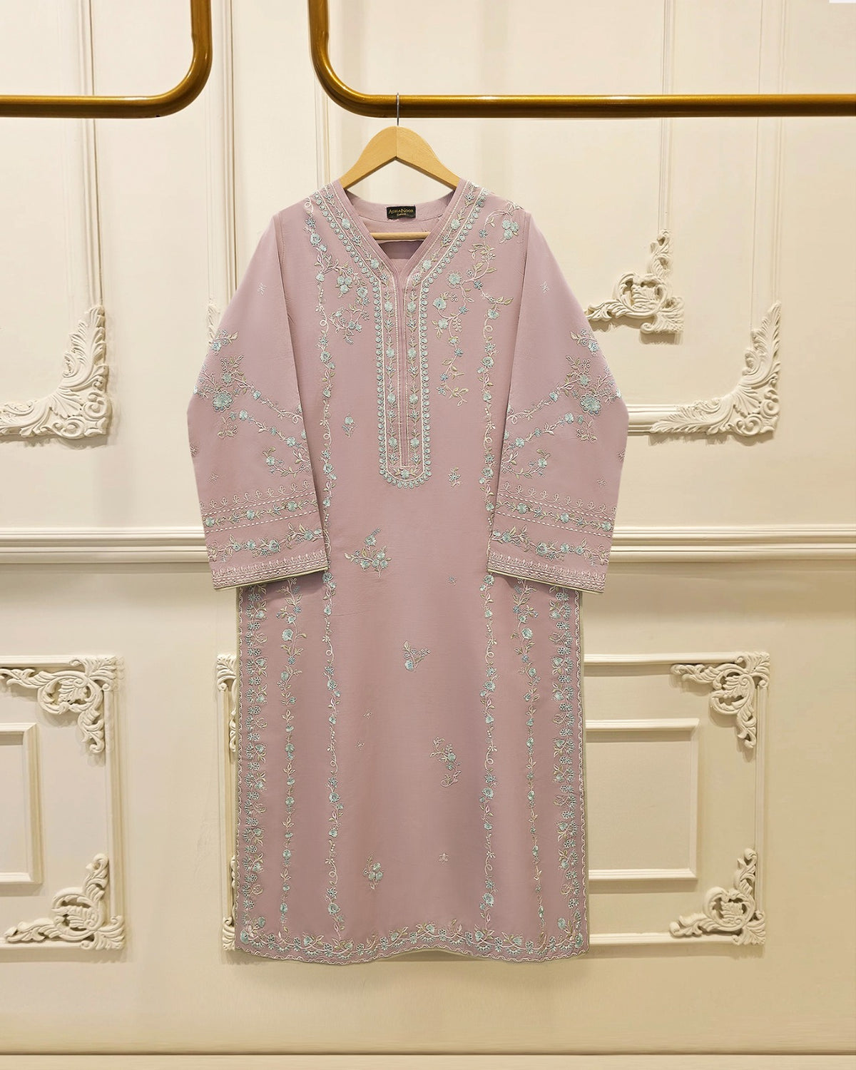 2 Piece - Embroidered Cambric Suit S115718