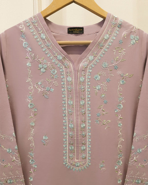 2 Piece - Embroidered Cambric Suit S115718