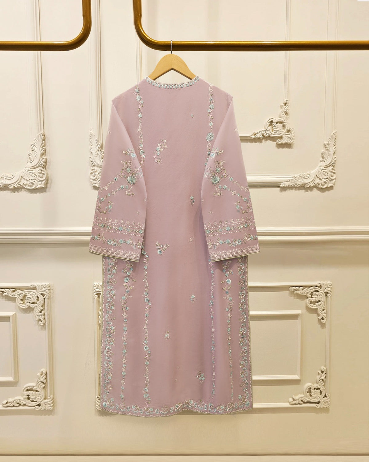2 Piece - Embroidered Cambric Suit S115718