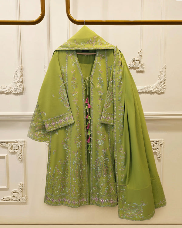 2 Piece - Embroidered Khaddar Suit S115755