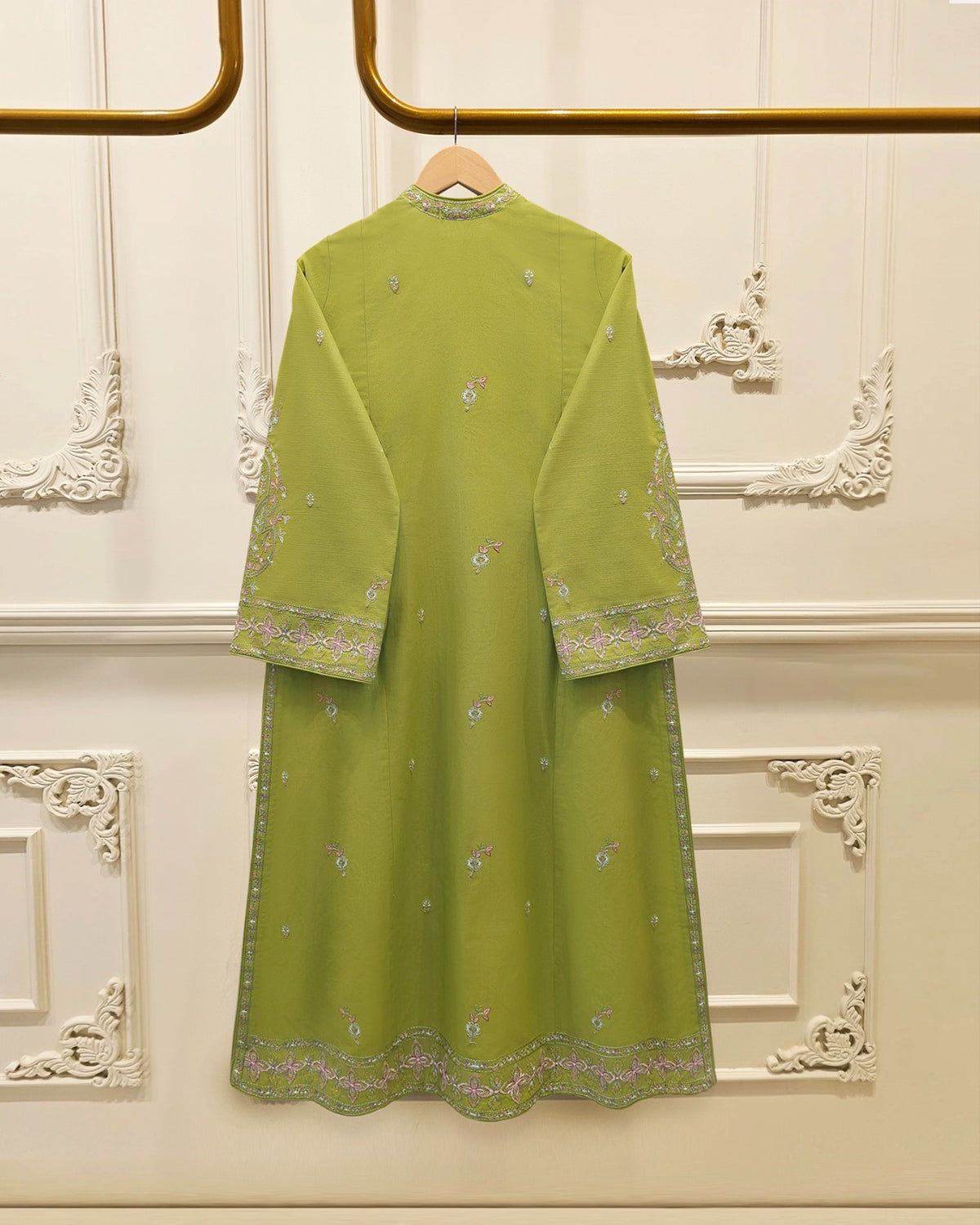 2 Piece - Embroidered Khaddar Suit S115755