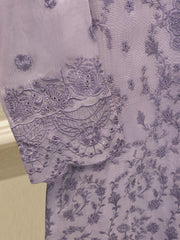 3 Piece - Pure Embroidered Cotton Net Suit S113805