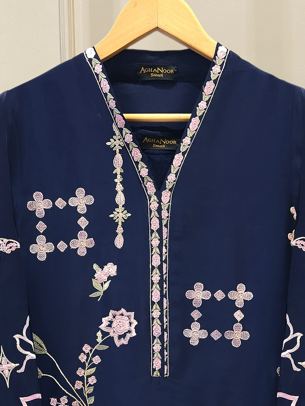 2 Piece- Pure Sheesha Silk Embroidered Suit S115147