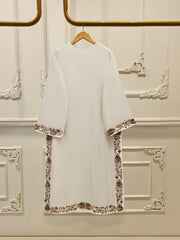 2 Piece - Pure Cotton Net Embroidered Suit S111700