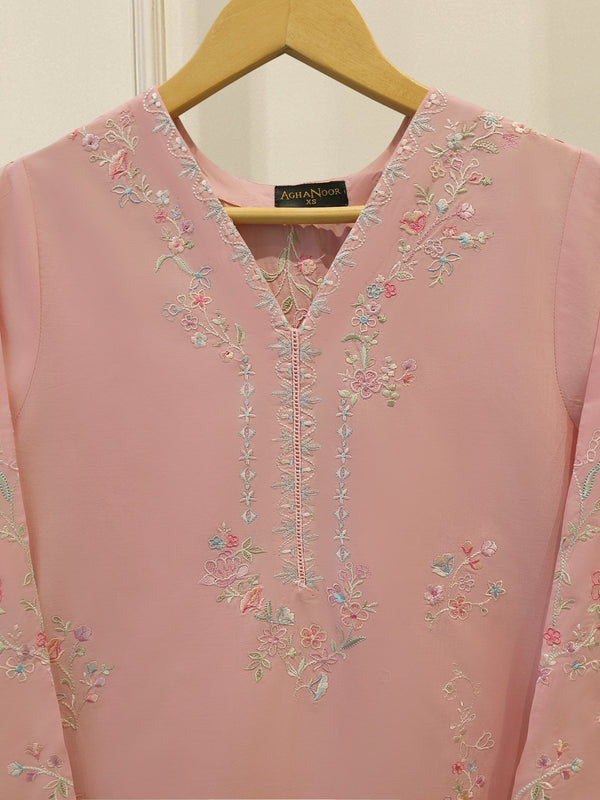2 Piece - Embroidered Cambric Suit S115063