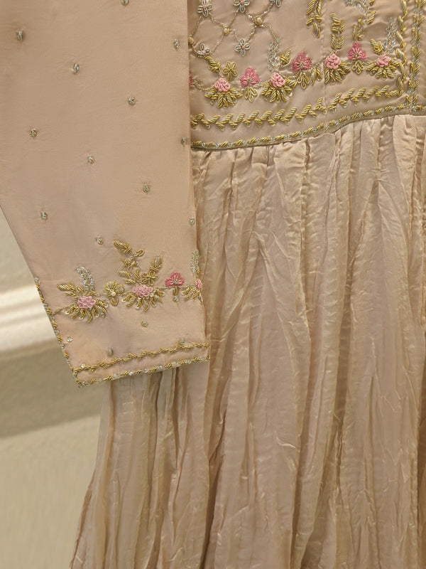 2 Piece- Pure Sheesha Silk Embroidered Suit S115560