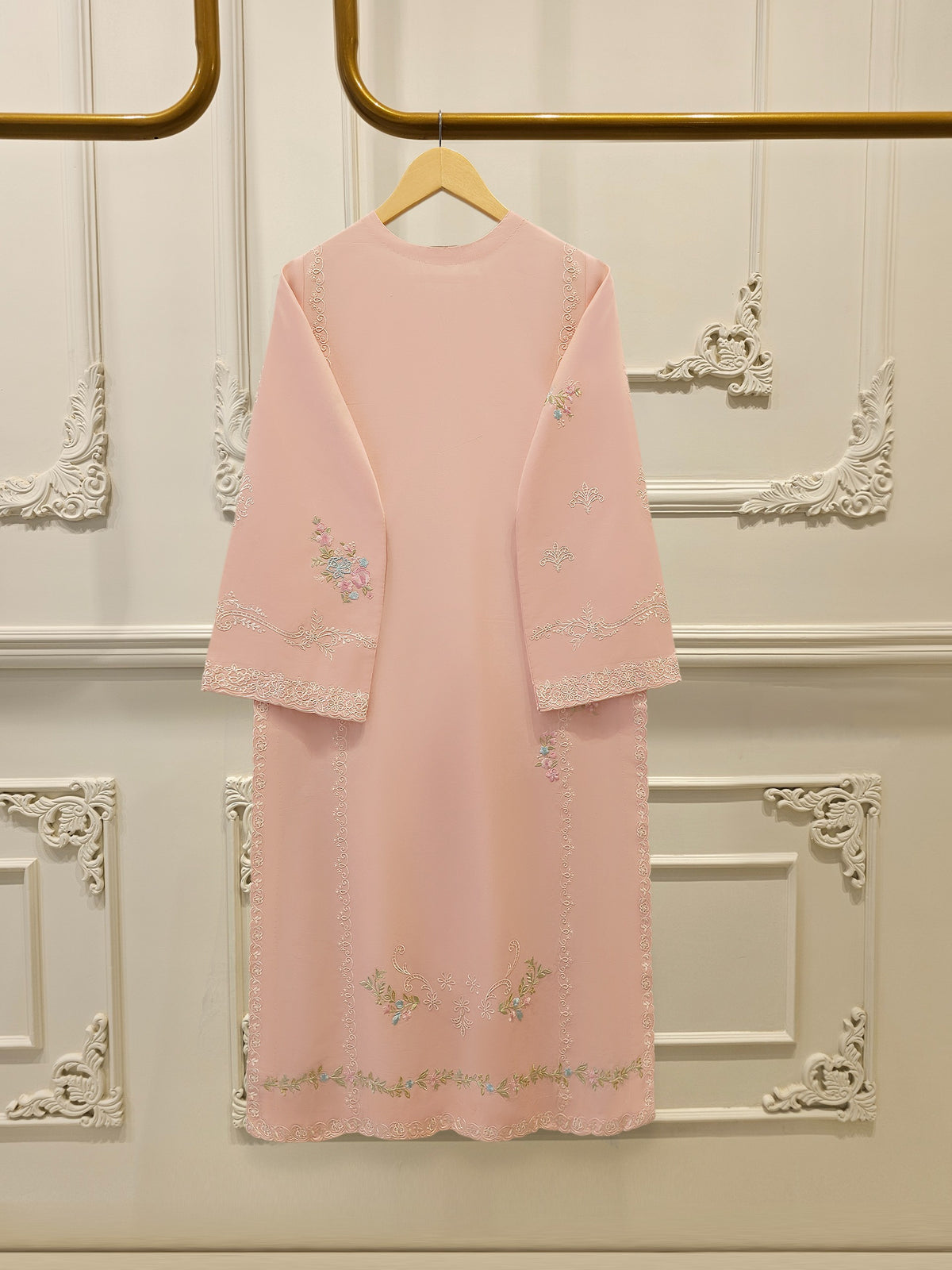 2 Piece - Embroidered Cambric Suit S115304