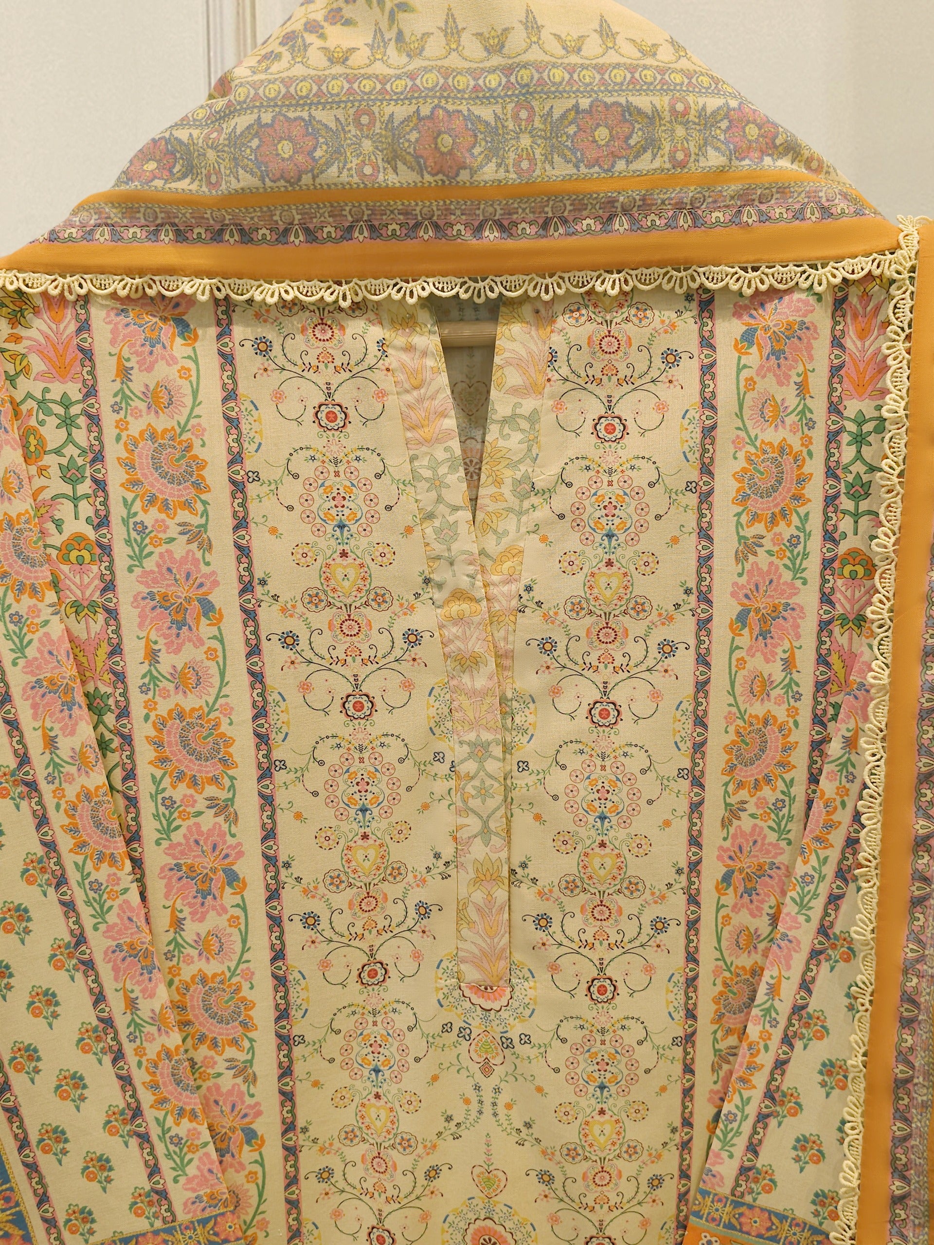 2 Piece - Digital printed Cambric Suit S115612 Secondary image
