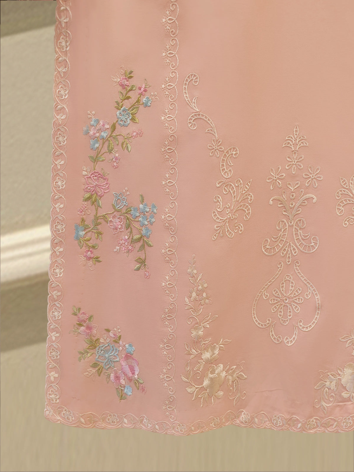 2 Piece - Embroidered Cambric Suit S115304