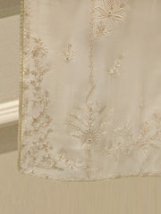 3 Piece- Pure Sheesha Silk Embroidered Suit S113806